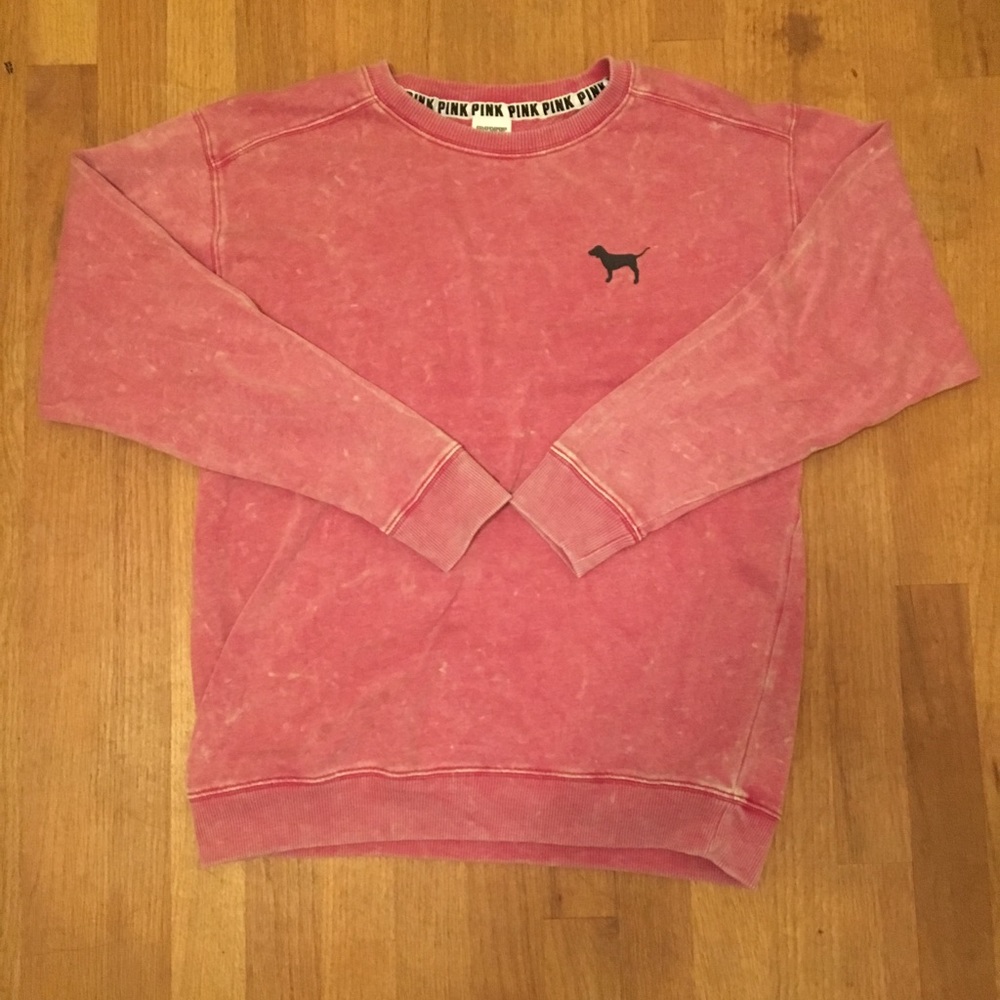 NWOT PINK Stonewash Sweatshirt